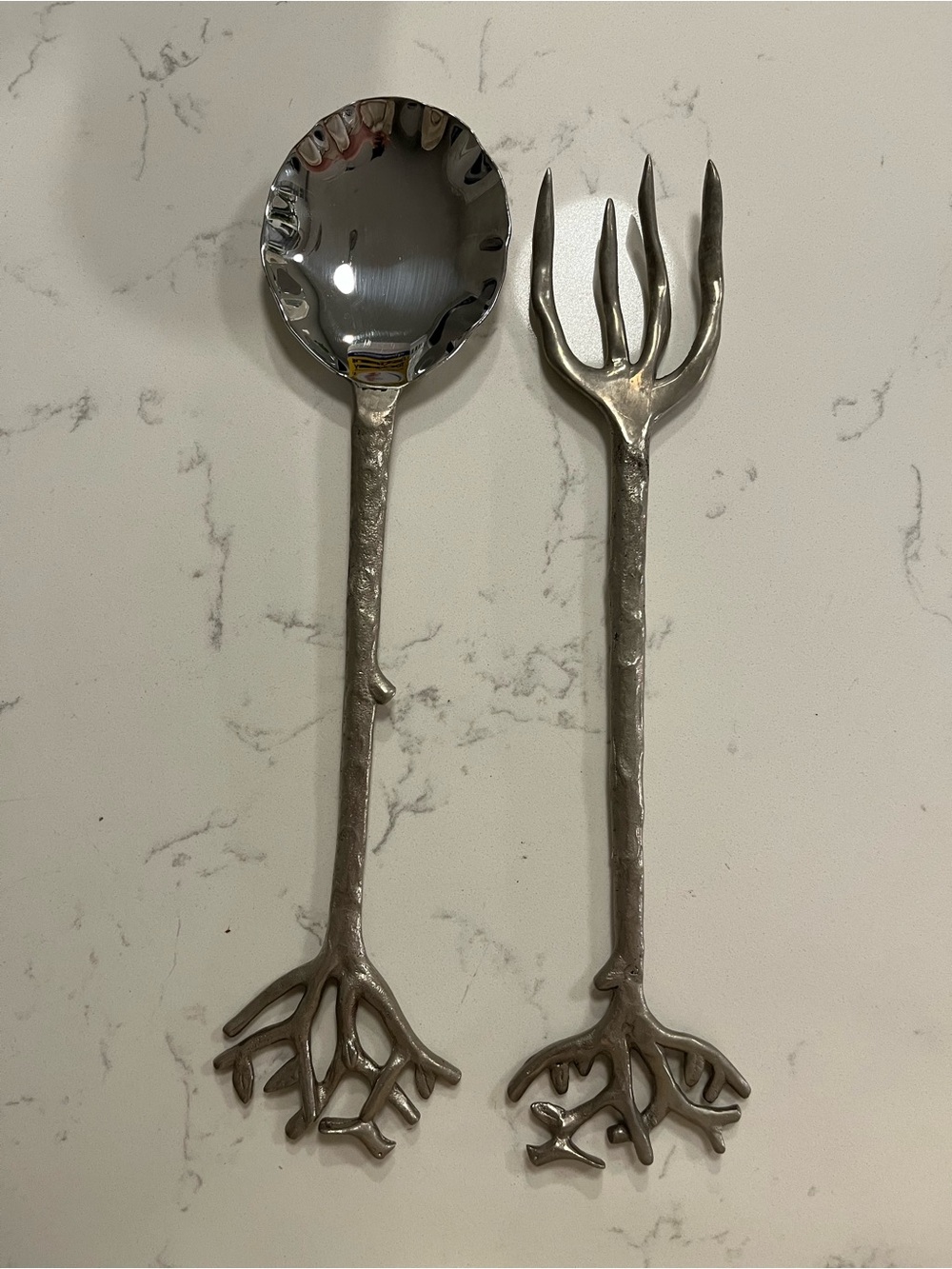 Vntg Michael Aram Dream Fairy Tale Collection Stainless Tree of Life Serving Set